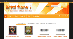 Desktop Screenshot of herbalincense1.com